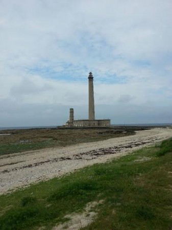 Le phare de Gatteville d'une hauteur de 74,75 mètres, juste avant Barfleur.
